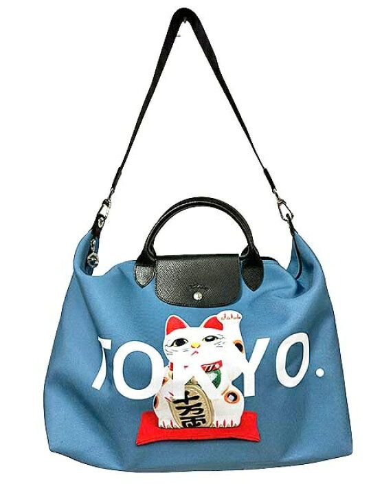 楽天市場】【中古】【美品】LONGCHAMP ロンシャン バッグ TOKYO 招き猫 