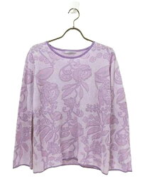 【中古】ARTISAN　アルティザン　トップス　ニット　パープル　透かし網ニット　9号　Mサイズ