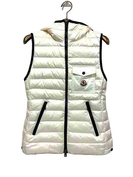 楽天市場】【中古】MONCLER モンクレール ダウンベスト ホワイト GLYCO 