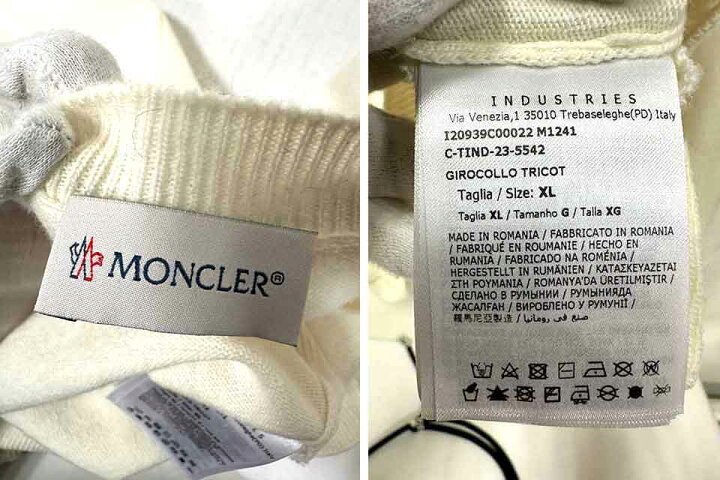 楽天市場】【新古品】【未使用】MONCLER モンクレール トップス 