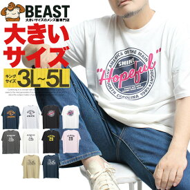 半袖 Tシャツ メンズ 大きいサイズ プリント コットン クルーネック カットソー トップス 綿100％ サーフ カレッジ 古着風 サマー アメカジ プリントTシャツ ストリート系 ワークマン プラス