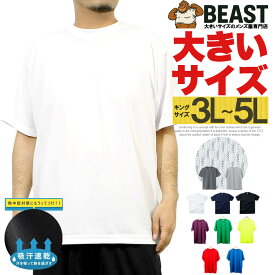 【メール便で送料無料】 Tシャツ メンズ 大きいサイズ 半袖 吸汗速乾 ドライ メッシュ UVカット 無地 クルーネック カットソー おおきいサイズ スポーツ 白 サマー 半袖Tシャツ 吸水 吸汗 速乾 部屋着 部屋着 黒 トレーニング ワークマン プラス 父の日 ギフト
