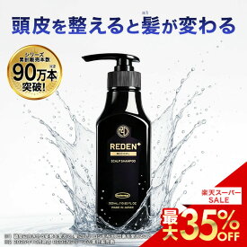 【スーパーSALE限定価格&P10倍】 【公式】 REDEN メディカルスカルプシャンプー 1本〜 リデン 薬用シャンプー 医薬部外品 スカルプケア スカルプシャンプー リデンシル メンズ 男性用 シャンプー 頭皮 洗浄 ケア 汗臭対策 配合 ふけ ボリュームアップ 薄毛ケア 抜け毛予防