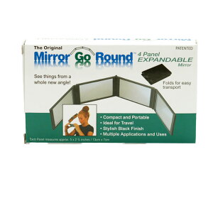 OaktreeProducts ミラーゴーラウンド コンパクトな4面鏡