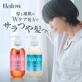 【新発売】Halow モイストシャンプー 450ml × モイストトリートメント 440g セット ヘマチン ヒアロベール 毛髪補修 カラー・パーマ長持ち うねり髪改善 頭皮のエイジングケア 浸透保湿ケア 熱ダメージケア 美髪トリプルケア処方 ケラチン フルーティームスクの香り