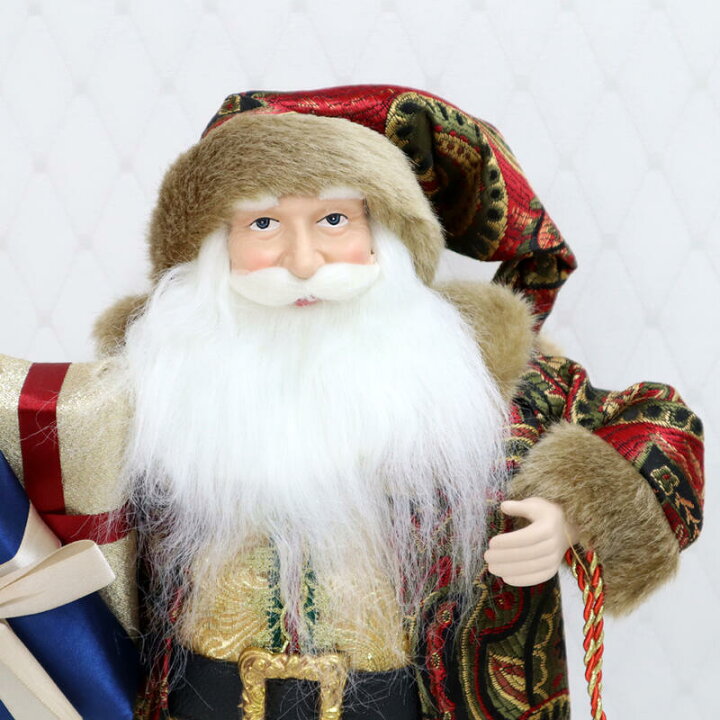 楽天市場】ゴールドベル サンタクロースサンタ オブジェ クリスマス  