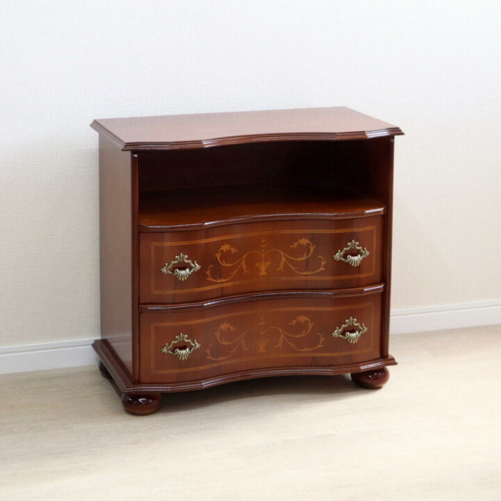 楽天市場】TAROCCO VACCARI 2段 オープンチェストイタリア家具 