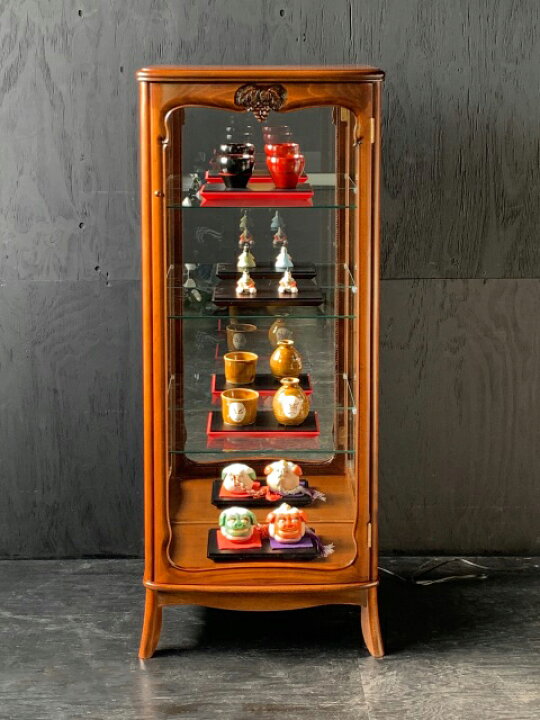 楽天市場】カンティーニュ キュリオケースキャビネット ガラス 