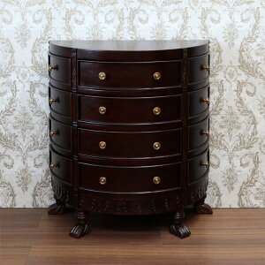 ポイント10倍SALEポイント10倍SALEバリーウィリアム ハーフムーンチェストマホガニー クラシック アンティーク チェスト シンプル インテリア ディスプレイ おしゃれ かわいい 北欧 収納 木 木