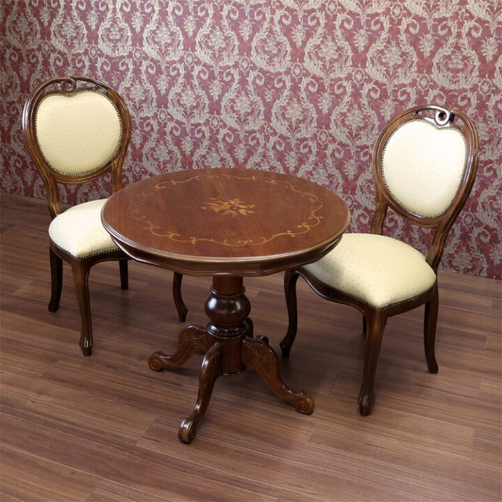 楽天市場】イタリア製 象嵌 ダイニングテーブル 艶無しテーブル 