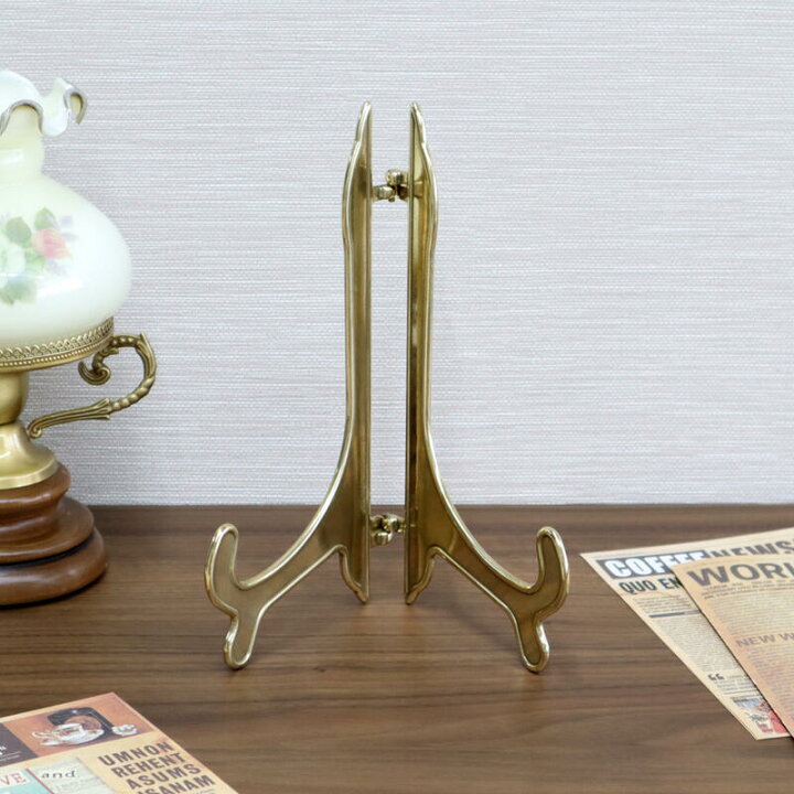 楽天市場】イタリア製 真鍮 イーゼル Mサイズクラシック アンティーク 