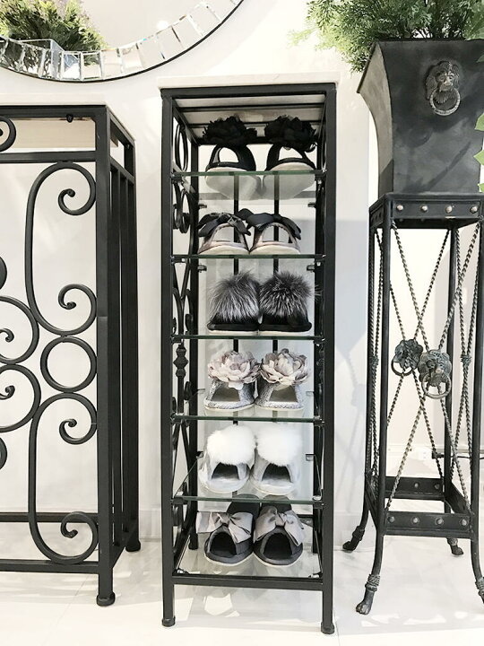 楽天市場】Wrought Iron 天板大理石 アイアン スリッパラックアイアン 