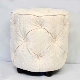 ジェニファーテイラー スツール Winstonウィンストン スツール オットマン エレガント アイボリー プレゼント ギフト サロン インテリア おしゃれ かわいい 椅子 横長 北欧 送料無料REWS-8308