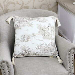 WFjt@[eC[ NbV Toile de Jouy45×45 ȕt ghWC t@ubN Vr[ Vr[VbN AeB[N tX Jgi[W CeA fBXvC Vb