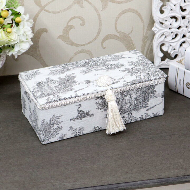 楽天市場】ジェニファーテイラー ジュエリーボックス Toile de Jouy 