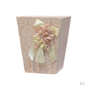 ポイント10倍SALEジェニファーテイラー ダストボックス Harunoピンク シンプル インテリア ディスプレイ ショップ ギフト プレゼント おしゃれ かわいい 小物入れ ゴミ箱 北欧 布 刺繍 輸入雑貨