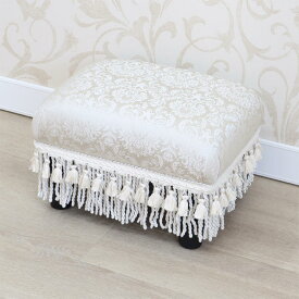 ジェニファーテイラー フットスツール Haruno-GRスツール ミニ タッセル シンプル インテリア ディスプレイ ショップ ギフト プレゼント おしゃれ かわいい 小さい 北欧 布 玄関 刺繍 輸入雑貨 送料無料RE32808ST