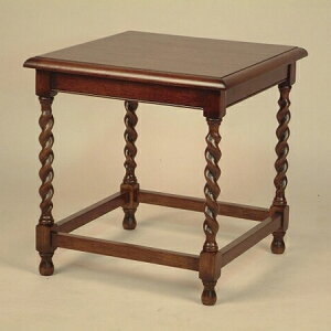 アンティークオーク ランプテーブルブラウン アンティーク クラシック オーク イギリス テーブル サイドテーブル おしゃれ かわいい 無垢 無垢材 木 木製 天然木 電話台 花台 北欧 輸入家具