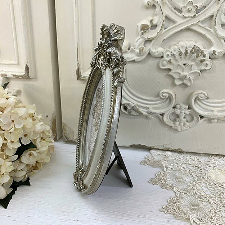 楽天市場】2色展開 ヴィクトリアンフォトフレームフォトスタンド 
