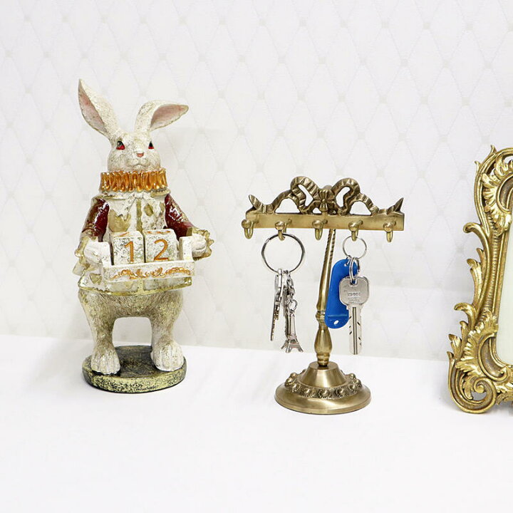楽天市場】アンティークリボン アクセサリーホルダージュエリー 
