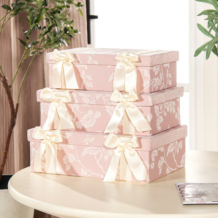 楽天市場】ジェニファーテイラー ボックス3個セット heirloom pink 