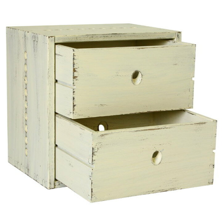 楽天市場】ヴァインアンティーク 2L引き出しBOX 2個セットカラー 