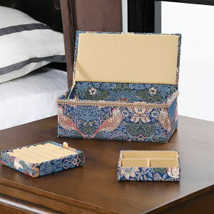 ジェニファーテイラー ジュエリーボックス Strawberry Thiefカルトナージュ ボックス アクセサリー ケース ウィリアムモリス プレゼント ディスプレイ インテリア ショップ ディスプレイ おしゃ