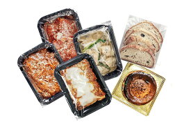 PASTA＋ 冷凍パスタ (レンジ対応)4種、チーズケーキ、自家製マザー酵母パンセット【生パスタ】【パスタ】【ラビオリ】【ラザニア】【お中元】【お歳暮】【節句】【こどもの日】【母の日】【父の日】【お歳暮】【電子レンジ対応】【レンチン】【簡単ごはん】