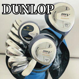 【中古】DUNLOP ダンロップ MIZUNO ミズノ メンズ ゴルフセット クラブ セット 初心者 入門 バッグ付き フルセット 右利き パター付 安価 Y-155