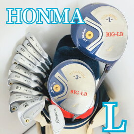 【中古】 レディース HONMA ホンマ TaylorMade テーラーメイド ゴルフセット クラブ セット 初心者 入門 バッグ付き 右利き パター付 安価　11Y-62