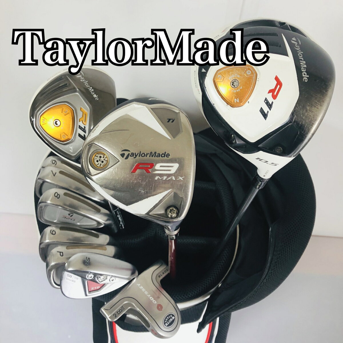 中古】キャディバッグ付 TaylorMade テーラーメイド メンズ ゴルフ 