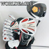 【中古】キャディバッグ付 WORLD EAGLE ワールドイーグル WE-5Z TaylorMade ゴルフクラブ フルセット ゴ…
