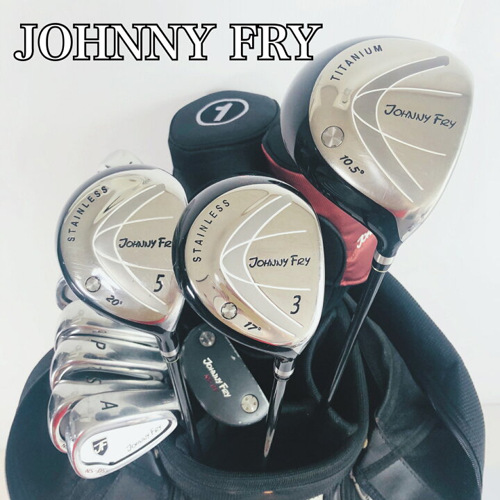 楽天市場】【保証付】【中古】キャディバッグ付 JOHNNY FRY ジョニー 