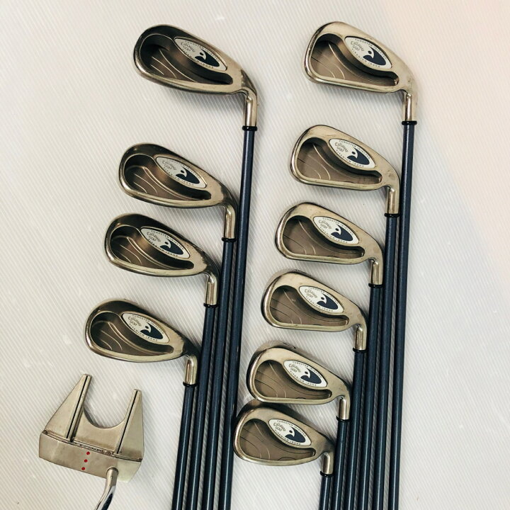楽天市場】【保証付】【中古】キャディバッグ付 豪華 14本 Callaway 