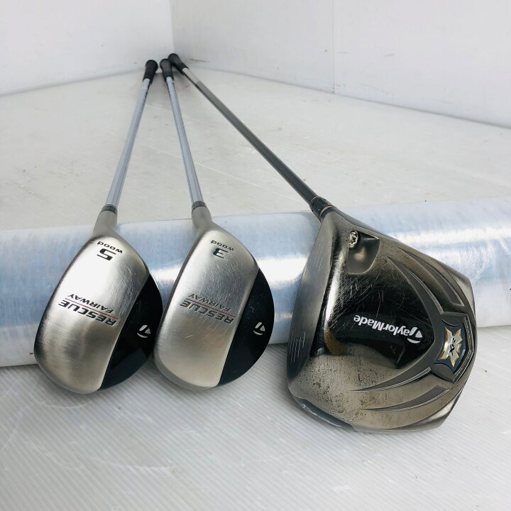 楽天市場】【保証付】【中古】キャディバッグ付 豪華 13本 TaylorMade 