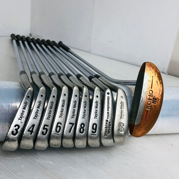 楽天市場】【保証付】【中古】キャディバッグ付 豪華 13本 TaylorMade 