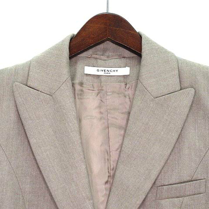 楽天市場】【中古】ジバンシィ GIVENCHY ピークドラペル ウール 