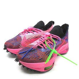 【中古】ナイキ NIKE オフホワイト OFF WHITE エアズーム テンポ ネクスト AIR ZOOM TEMPO NEXT% スニーカー CV0697-400 Pink Glow 27.5cm ☆AA★ メンズ 【ベクトル 古着】 231130