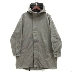 【中古】スズキタカユキ suzuki takayuki anorak アノラック パーカー モッズコート グレー 1 A212-11 メンズ 【ベクトル 古着】 231219