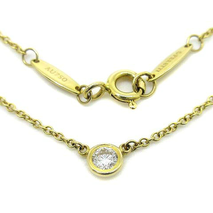 楽天市場】【中古】ティファニー TIFFANY & CO. K18YG ダイヤモンド 1P  