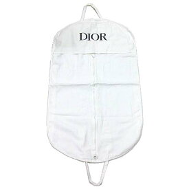 【中古】ディオール Dior ロゴ ガーメント ケース 衣装 収納 カバー ホワイト 白 100cm×60cm 【ベクトル 古着】 240228