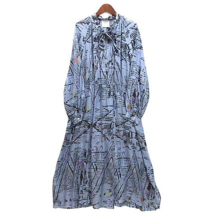 楽天市場】【中古】フォルテフォルテ FORTE FORTE 総柄 シルク ロング 
