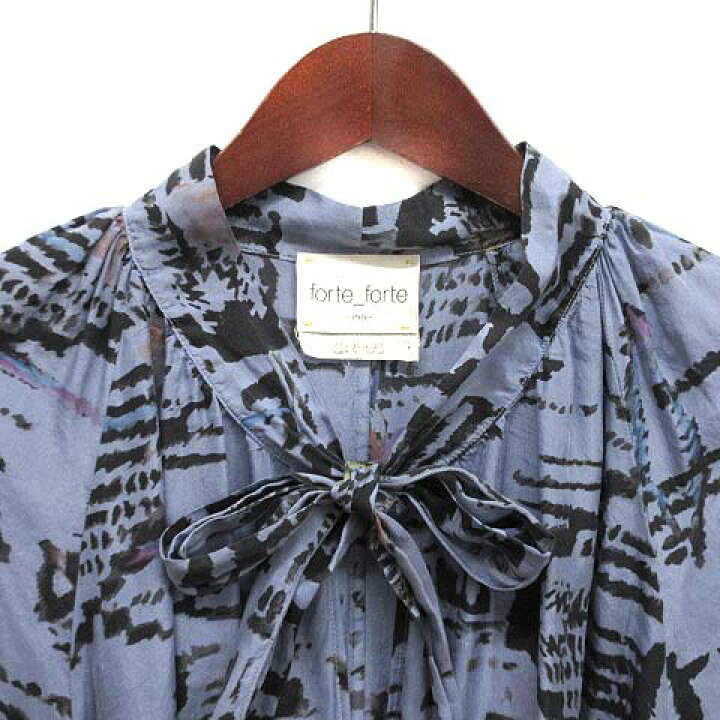 楽天市場】【中古】フォルテフォルテ FORTE FORTE 総柄 シルク ロング 