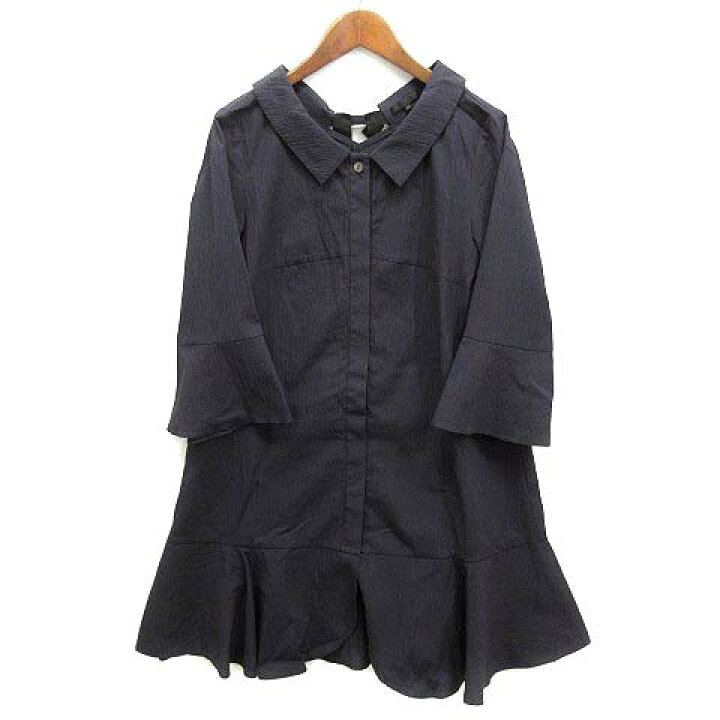 トゥービーシック TO BE CHIC シアサッカー ストレッチ ペプラム 