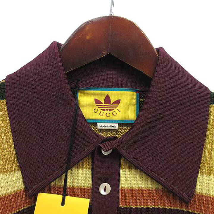 楽天市場】【中古】アディダス adidas グッチ GUCCI ニット ポロシャツ 