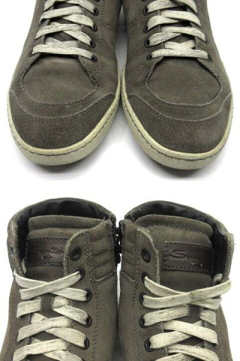 楽天市場】【中古】サントーニ SANTONI アンティーク加工 スエード 