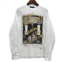 美品DSQUARED☆胸ロゴ白シャツ42 