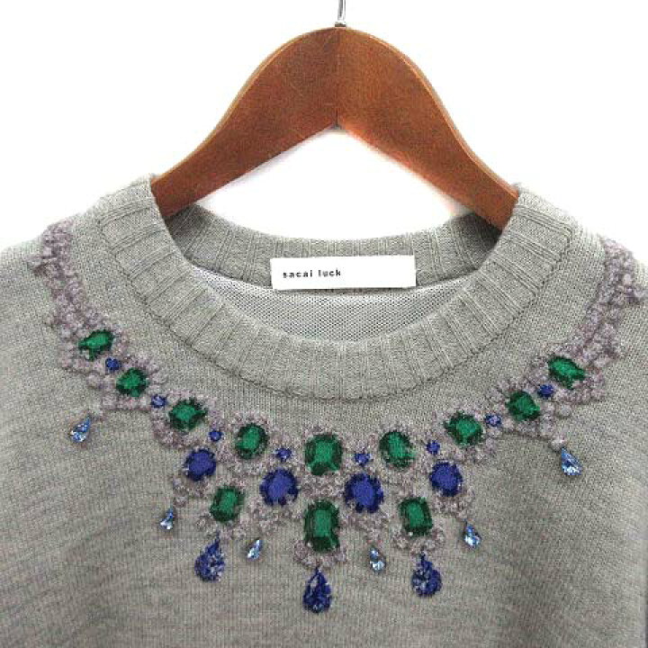 楽天市場】【中古】サカイラック sacai luck ビジューモチーフ 