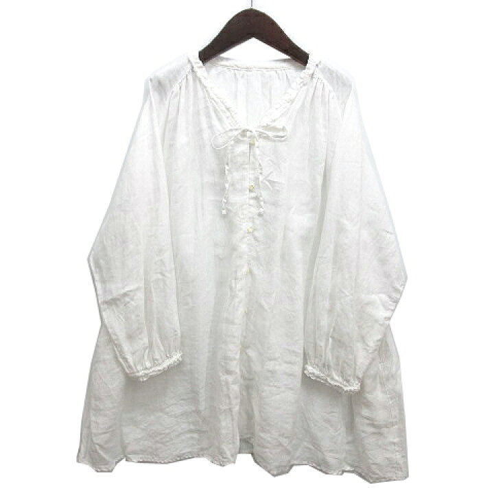 nest Robe デッドストックリネンコンビブラウス 定価26400円  