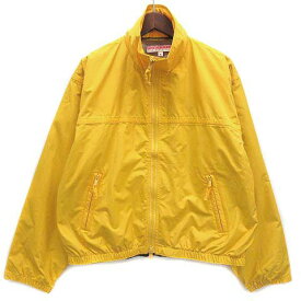 【中古】アスペジ ASPESI NORD 撥水 ナイロン ブルゾン ジャケット 裏地メッシュ NEW PATTA イエロー 黄 M メンズ 【ベクトル 古着】 250522